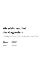 Wie schön leuchtet der Morgenstern - Title Page