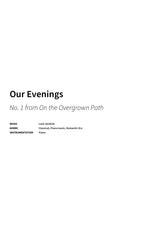 Our Evenings - Title Page