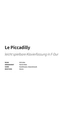 Le Piccadilly - Title Page