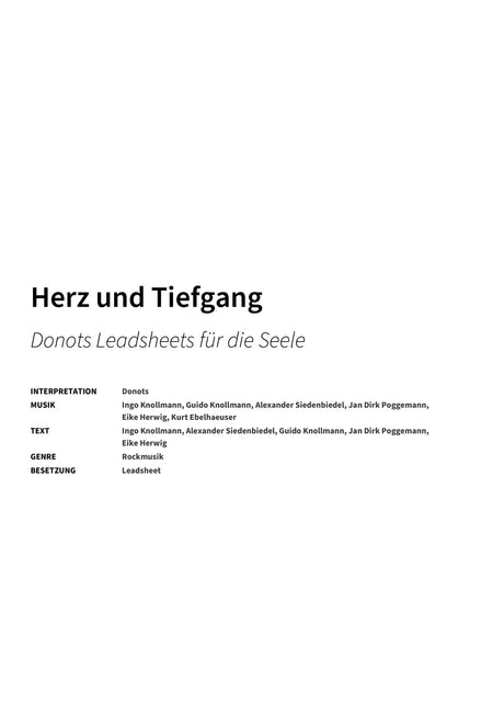 Herz und Tiefgang - Title Page