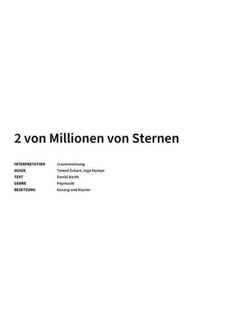 2 von Millionen von Sternen - Title Page