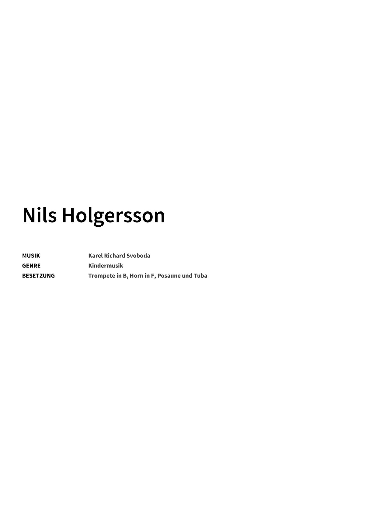 Nils Holgersson - Title Page