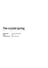 The crystal spring - Title Page