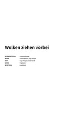 Wolken ziehen vorbei - Title Page