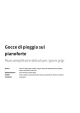 Gocce di pioggia sul pianoforte - Title Page