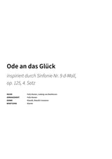 Ode an das Glück - Title Page