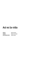 Asi es la vida - Title Page
