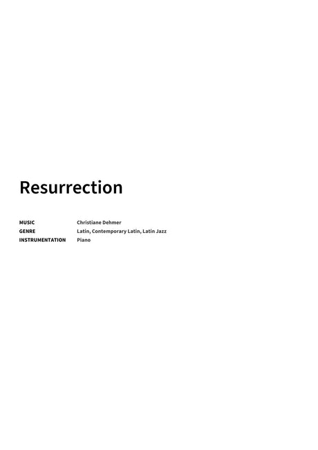 Resurrection - Title Page