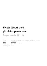Piezas lentas para pianistas perezosos - Title Page