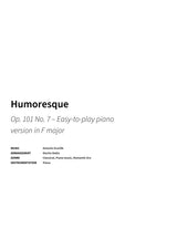 Humoresque - Title Page