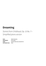 Dreaming - Title Page