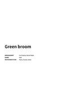 Green broom - Title Page