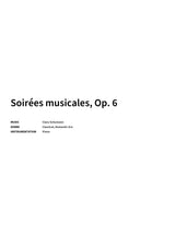 Soirées musicales, Op. 6 - Title Page