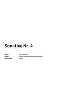 Sonatine Nr. 4 - Title Page