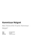Kommissar Maigret - Title Page