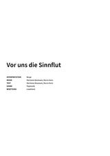 Vor uns die Sinnflut - Title Page