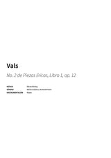 Vals - Title Page
