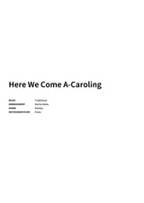 Here We Come A-Caroling - Title Page