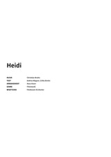 Heidi - Title Page