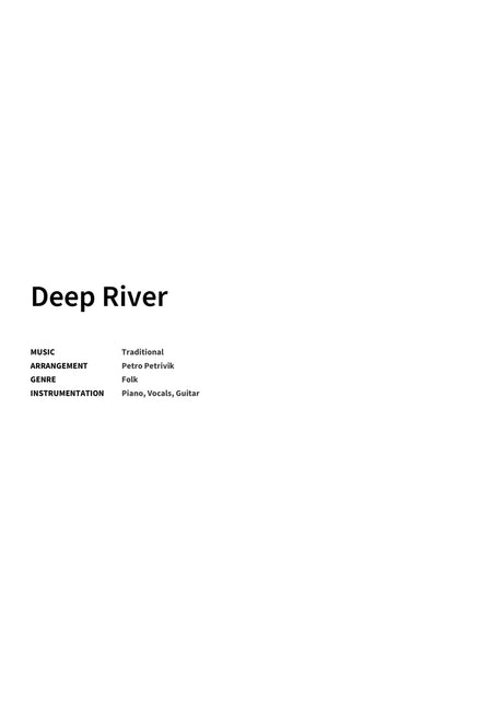 Deep River - Title Page