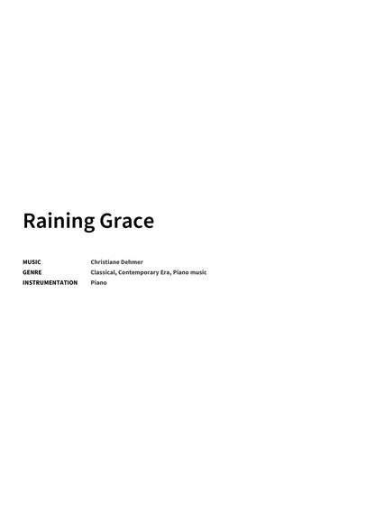 Raining Grace - Title Page