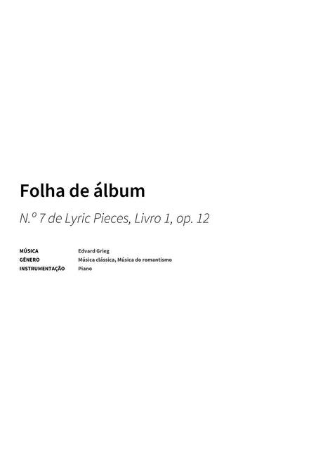 Folha de álbum - Title Page