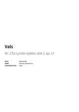 Vals - Title Page