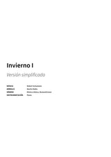 Invierno I - Title Page