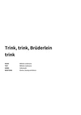 Trink, trink, Brüderlein trink - Title Page