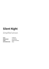 Silent Night - Title Page