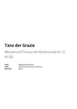 Tanz der Grazie - Title Page