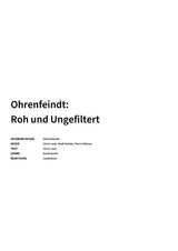 Ohrenfeindt: Roh und Ungefiltert - Title Page