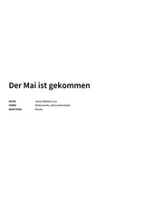 Der Mai ist gekommen - Title Page
