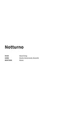 Notturno - Title Page