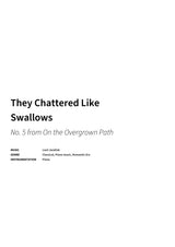 They Chattered Like Swallows - Title Page
