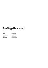 Die Vogelhochzeit - Title Page