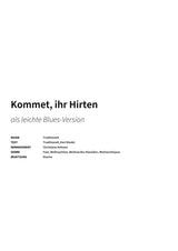 Kommet, ihr Hirten - Title Page