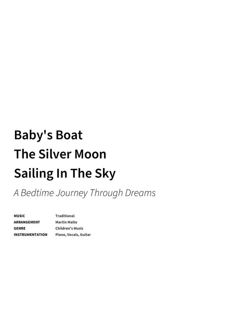 Baby's Boat The Silver Moon Sailing In The Sky - Title Page