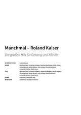 Manchmal – Roland Kaiser - Title Page