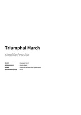 Triumphal March - Title Page