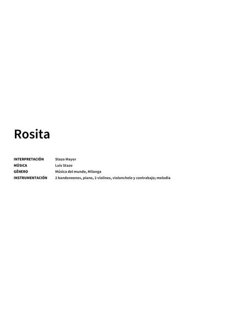 Rosita - Title Page
