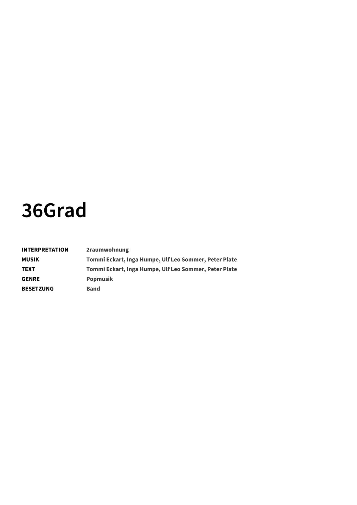 36Grad - Title Page