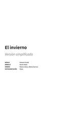 El invierno - Title Page