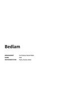 Bedlam - Title Page