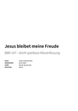 Jesus bleibet meine Freude - Title Page