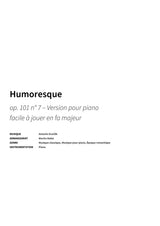 Humoresque - Title Page