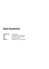Ham kummst - Title Page