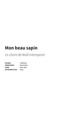 Mon beau sapin - Title Page