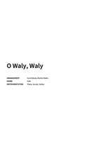 O Waly, Waly - Title Page