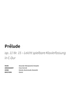Prélude - Title Page